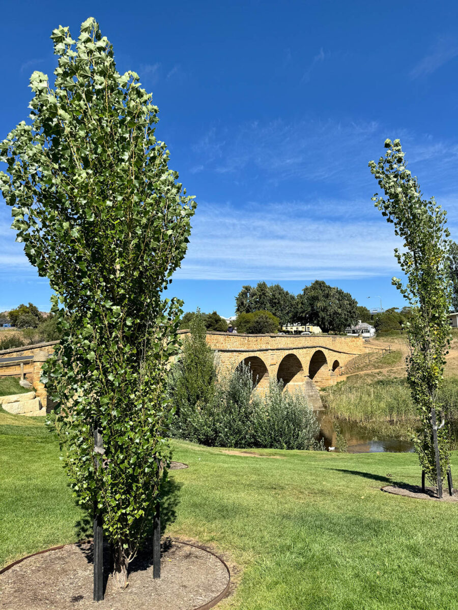 Richmond Bridge, the oldest stone bridge in Australia.