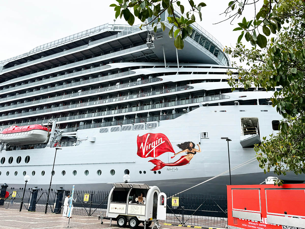 Virgin Voyages Australia Resilient Lady doced in Sydney